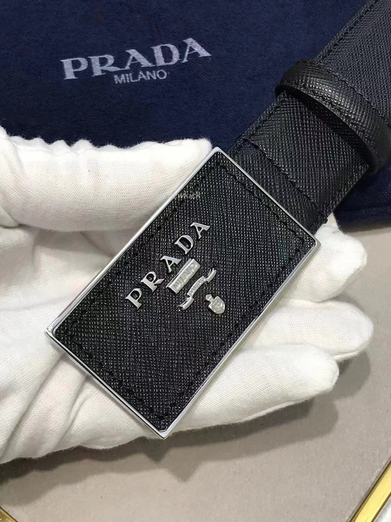 Prada Square Buckle Belt (9) - newkick.cc